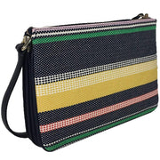 Kate Spade Jackson Boardwalk Stripe Triple Gusset Crossbody Bag