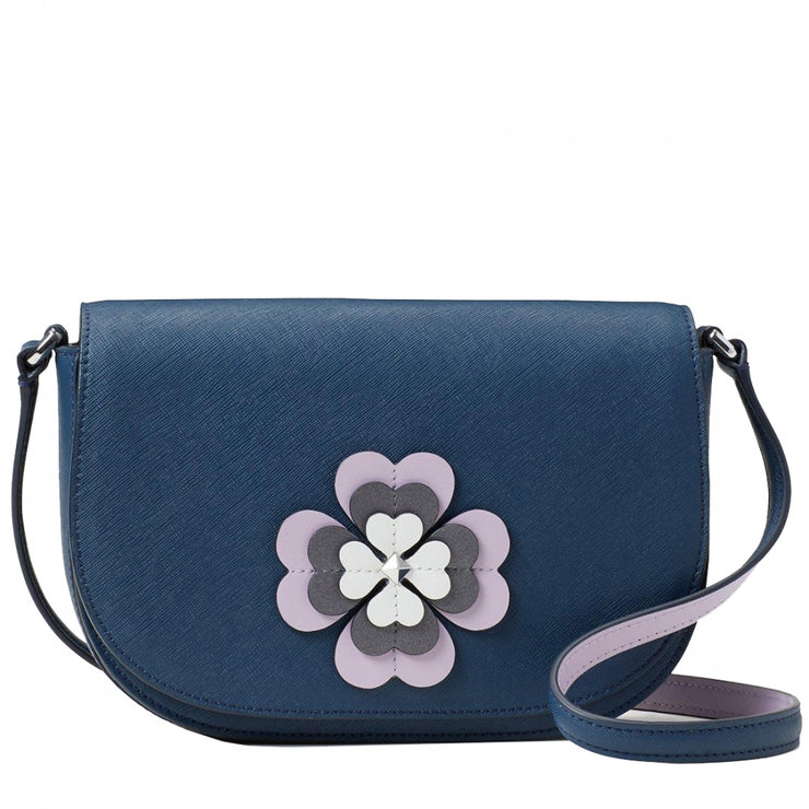 Kate Spade Reiley Spade Flower Applique Flap Crossbody Bag