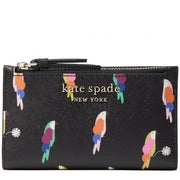 Kate Spade Flock Party Small Slim Bifold Wallet