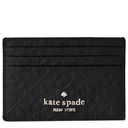 Kate Spade Hollie Spade Clover Geo Embossed Small Slim Card Holder