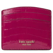 Kate Spade Sylvia Croc-Embossed Cardholder