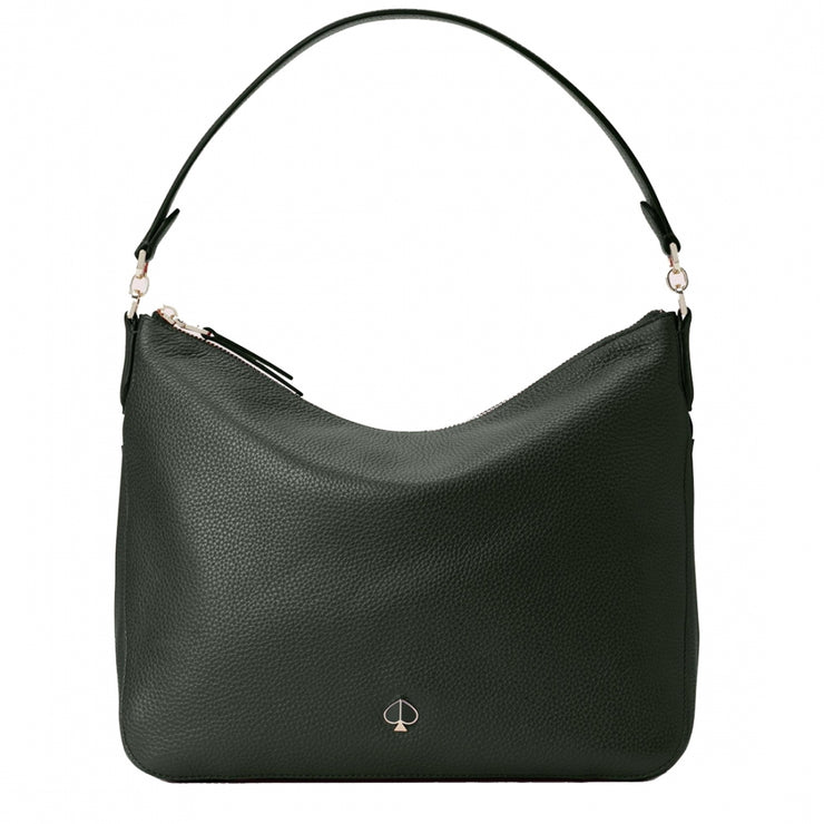 Kate Spade Polly Medium Convertible Shoulder Bag in Deep Evergreen