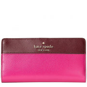 Kate Spade Staci Colorblock Large Slim Bifold Wallet