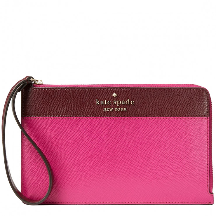 Kate Spade Staci Colorblock Medium L-Zip Wristlet