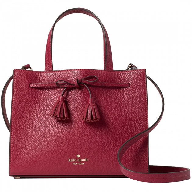 Kate Spade Hayes Small Satchel Bag in Cranberry Cocktail – PinkOrchard.com