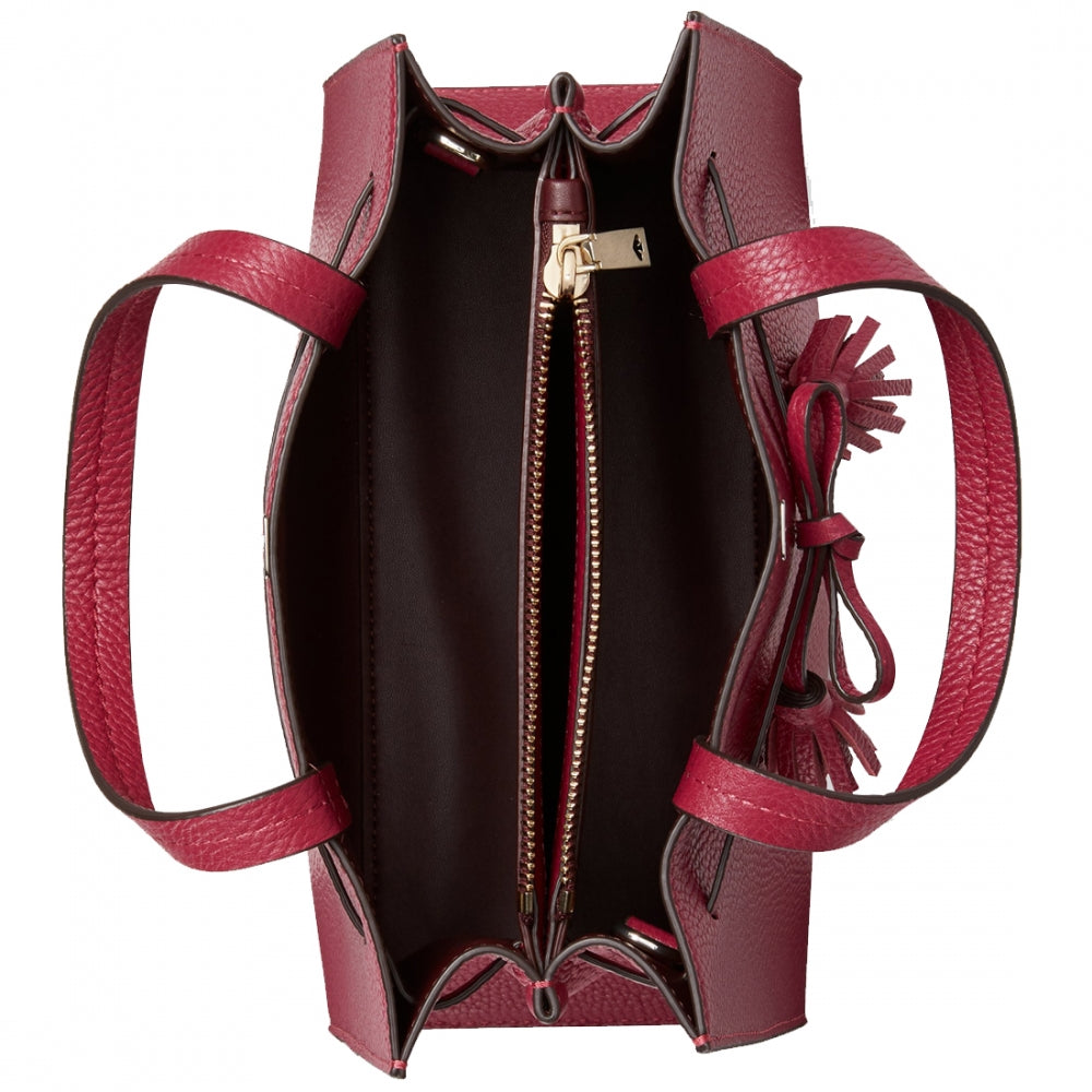 kate spade hayes mini backpack Small Satchel Bag 9 1/2 H X 7 W X 4D2 side pocketsFront zipper pocket3 card slotsInterior open pocketNylonZip closure Kate Spade Hayes Small Satchel