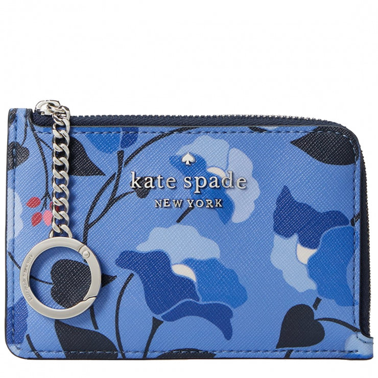 Kate Spade Staci Nouveau Bloom Medium L-Zip Card Holder