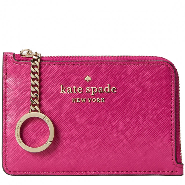 Kate Spade Staci Colorblock Medium L-Zip Card Holder