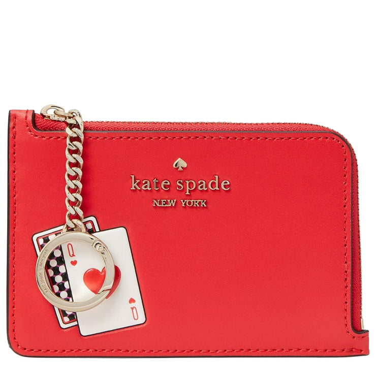 Kate Spade Lucky Draw Medium L-Zip Card Holder