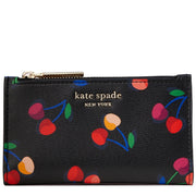 Kate Spade Spencer Cherries Small Slim Bifold Wallet
