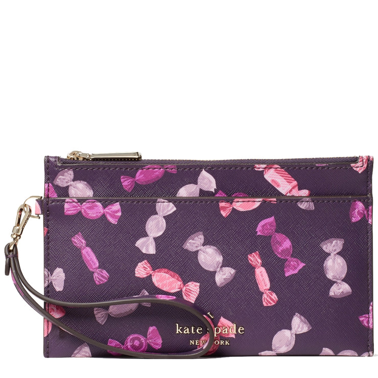 Kate Spade Staci Candy Shop Medium Double Zip Wristlet