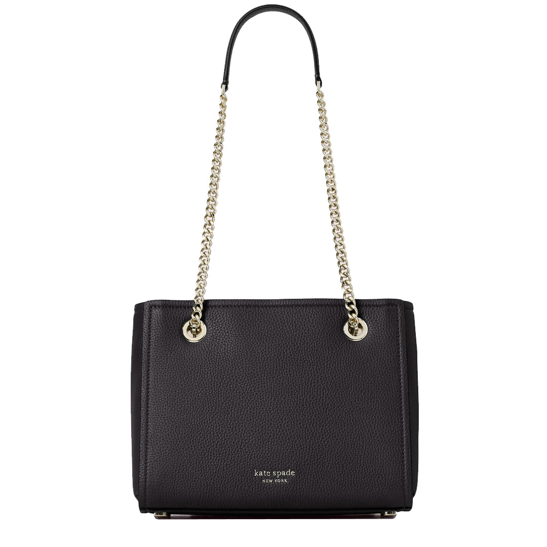 kate spade amelia mini backpack Kate Spade Amelia Pebble Small Tote Bag in Black – PinkOrchard.com