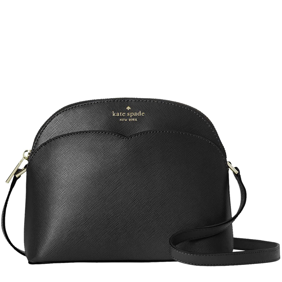 【特価セール】Kate Spade dome ショルダーバッグ Kate Spade Payton Dome Crossbody Bag in Black – PinkOrchard.com