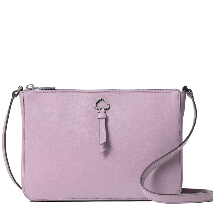 Buy the Kate Spade Cameron Zip Crossbody Bag in Lavender/Blue Saffiano  Leather