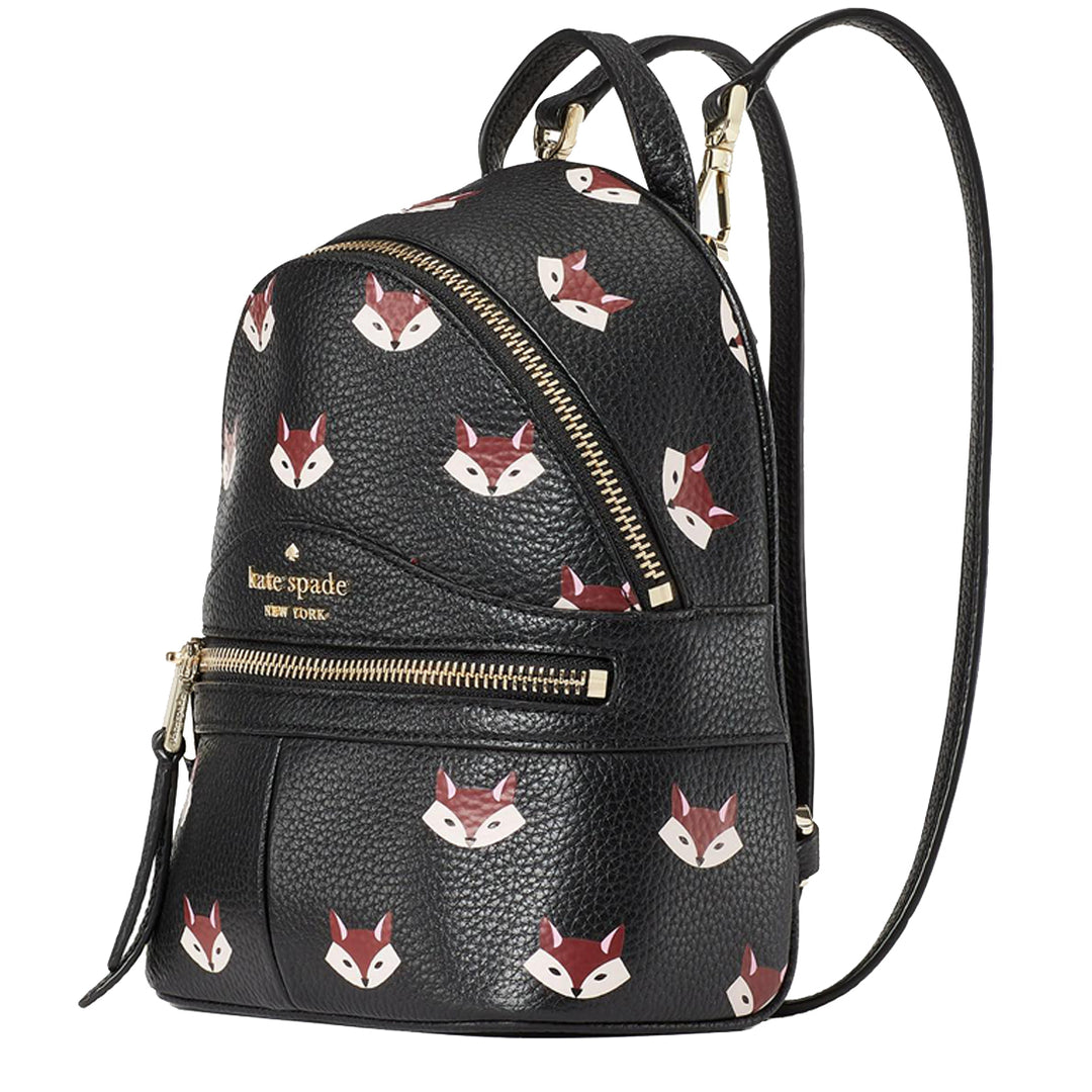 kate spade mini convertible backpack price Kate Spade Out of the Woods Fox Mini Convertible Backpack Bag in Multi – PinkOrchard.com