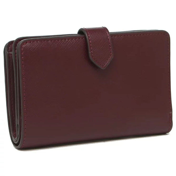 Kate Spade Staci Medium Compact Bifold Wallet in Cherrywood