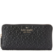 Kate Spade Hollie Spade Clover Geo Embossed Large Continental Wallet