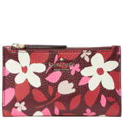 Kate Spade Jackson Forest Floral Small Slim Bifold Wallet