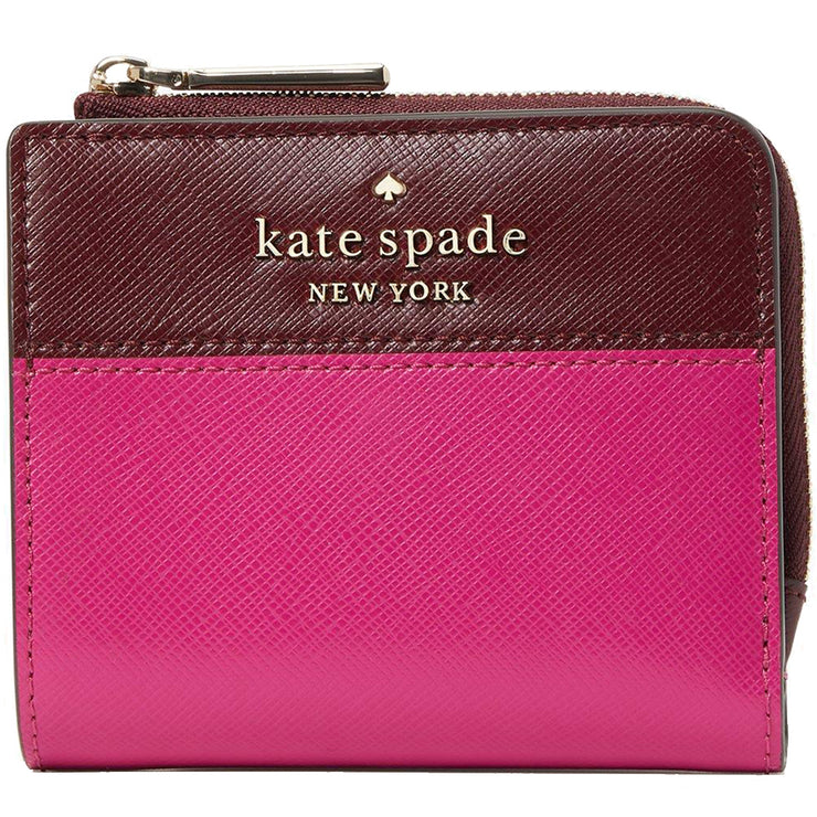 Kate Spade Staci Colorblock Small L-Zip Bifold Wallet