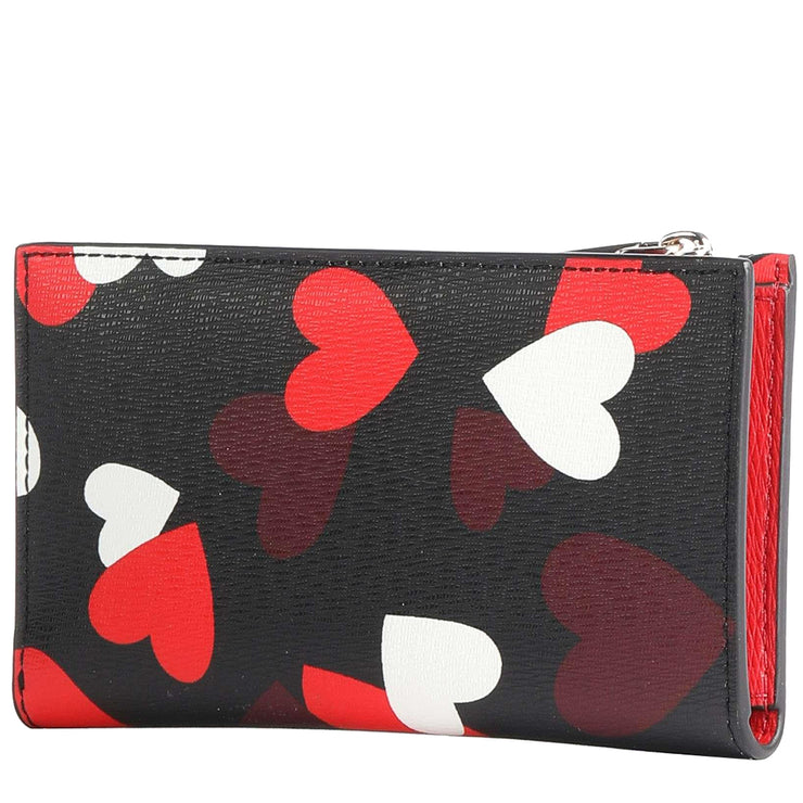 Kate Spade Spencer Celebration Hearts Small Slim Bifold Wallet