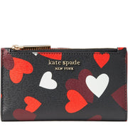 Kate Spade Spencer Celebration Hearts Small Slim Bifold Wallet