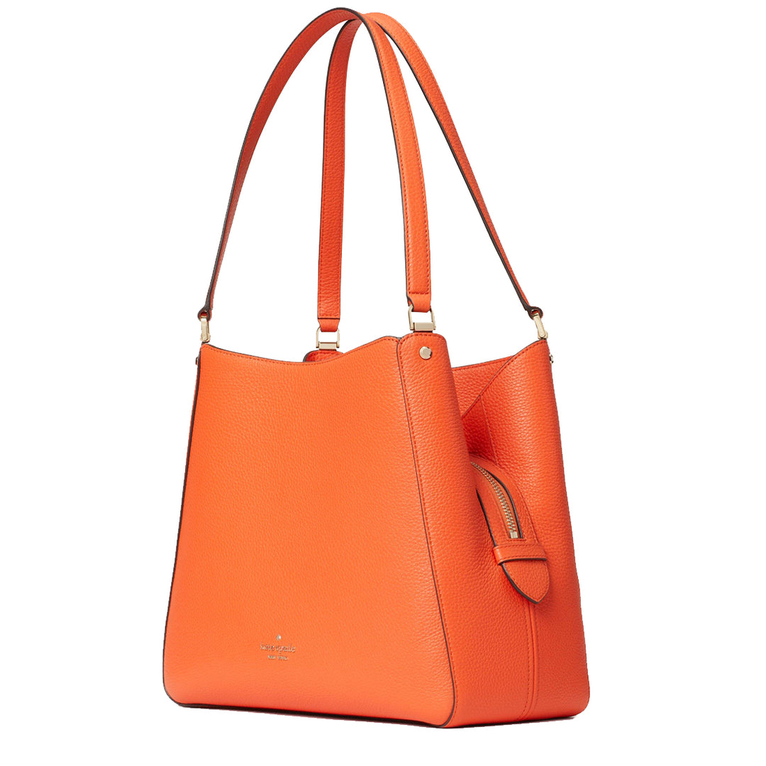kate spade 3way バッグ♪ Kate Spade Leila Medium Triple Compartment Shoulder Bag in Coral