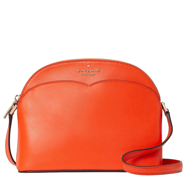 Kate Spade Payton Dome Crossbody Bag in Coral Buds