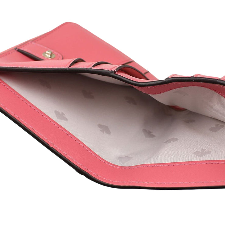 Kate Spade Staci Small L-Zip Bifold Wallet in Garden Pink