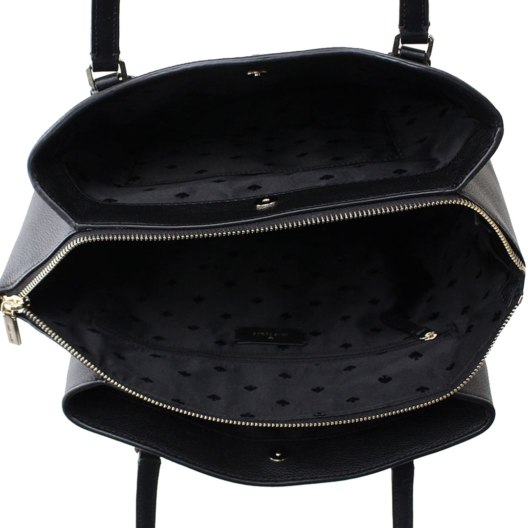 Kate Spade Monet Large Triple Compartment Tote Bag in Black