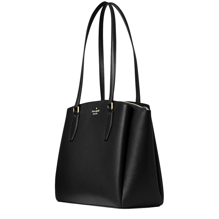 Kate Spade Monet Large Triple Compartment Tote Bag in Black