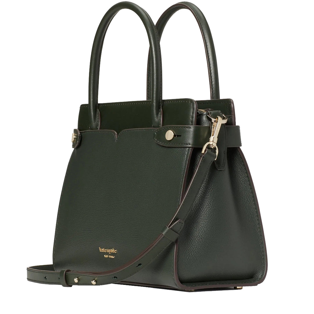 Kate Spade Classic Medium Satchel Bag in Deep Evergreen