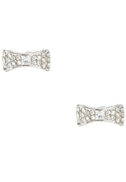 Kate Spade Ready Set Bow Pave Bow Studs Earrings