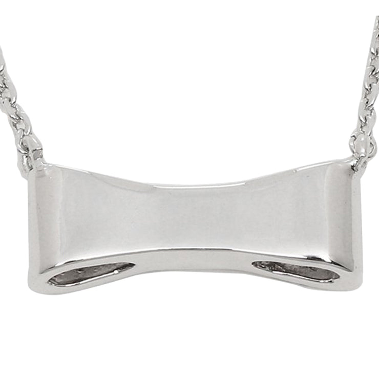 Buy Kate Spade Ready Set Bow Pave Bow Mini Pendant Necklace in Clear/ Silver o0ru2737 Online in Singapore | PinkOrchard.com