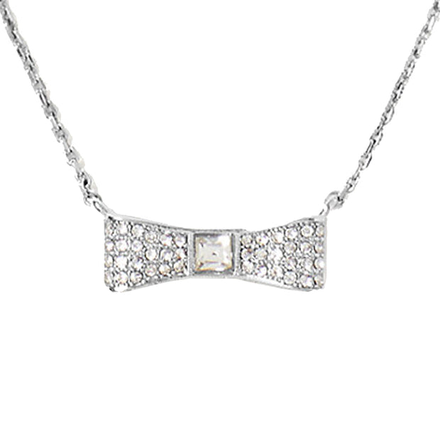 Kate Spade Ready Set Bow Pave Bow Mini Pendant Necklace o0ru2737