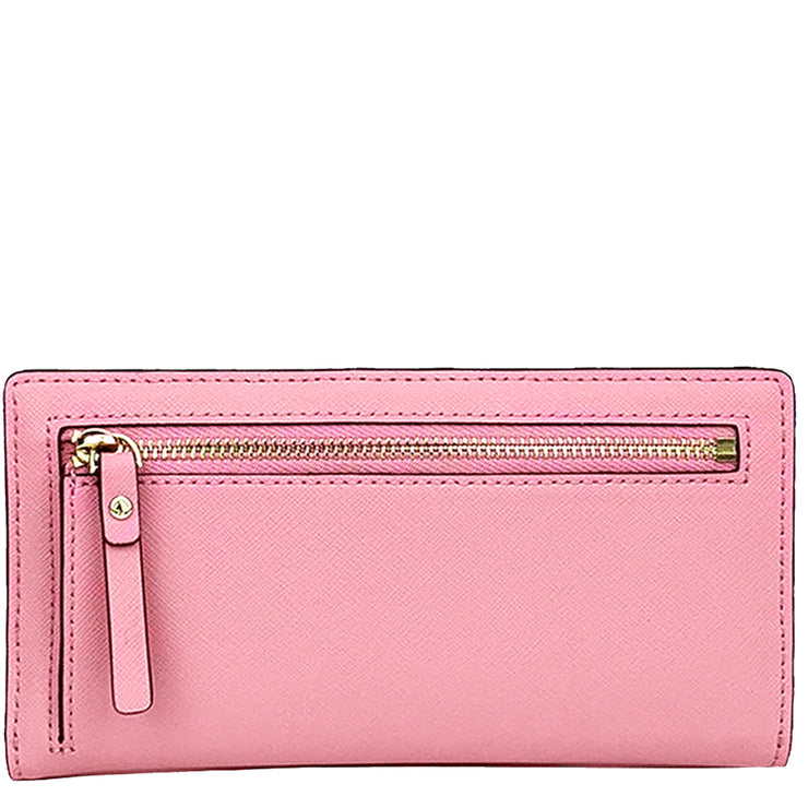 Kate Spade Laurel Way Stacy Wallet in Pink Starburst