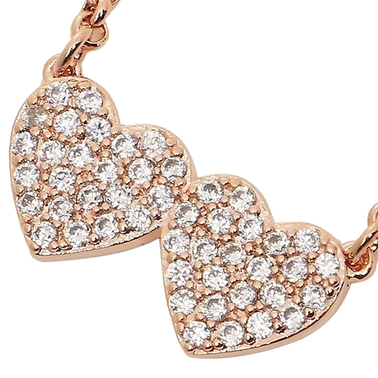 Kate Spade Yours Truly Pave Heart Mini Pendant Necklace