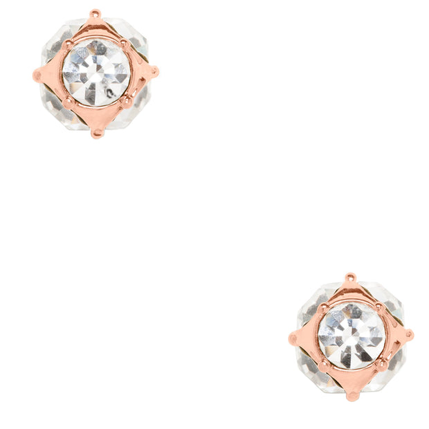 Buy Kate Spade Lady Marmalade Studs Earrings in Clear/ Rose Gold o0ru1147 Online in Singapore | PinkOrchard.com