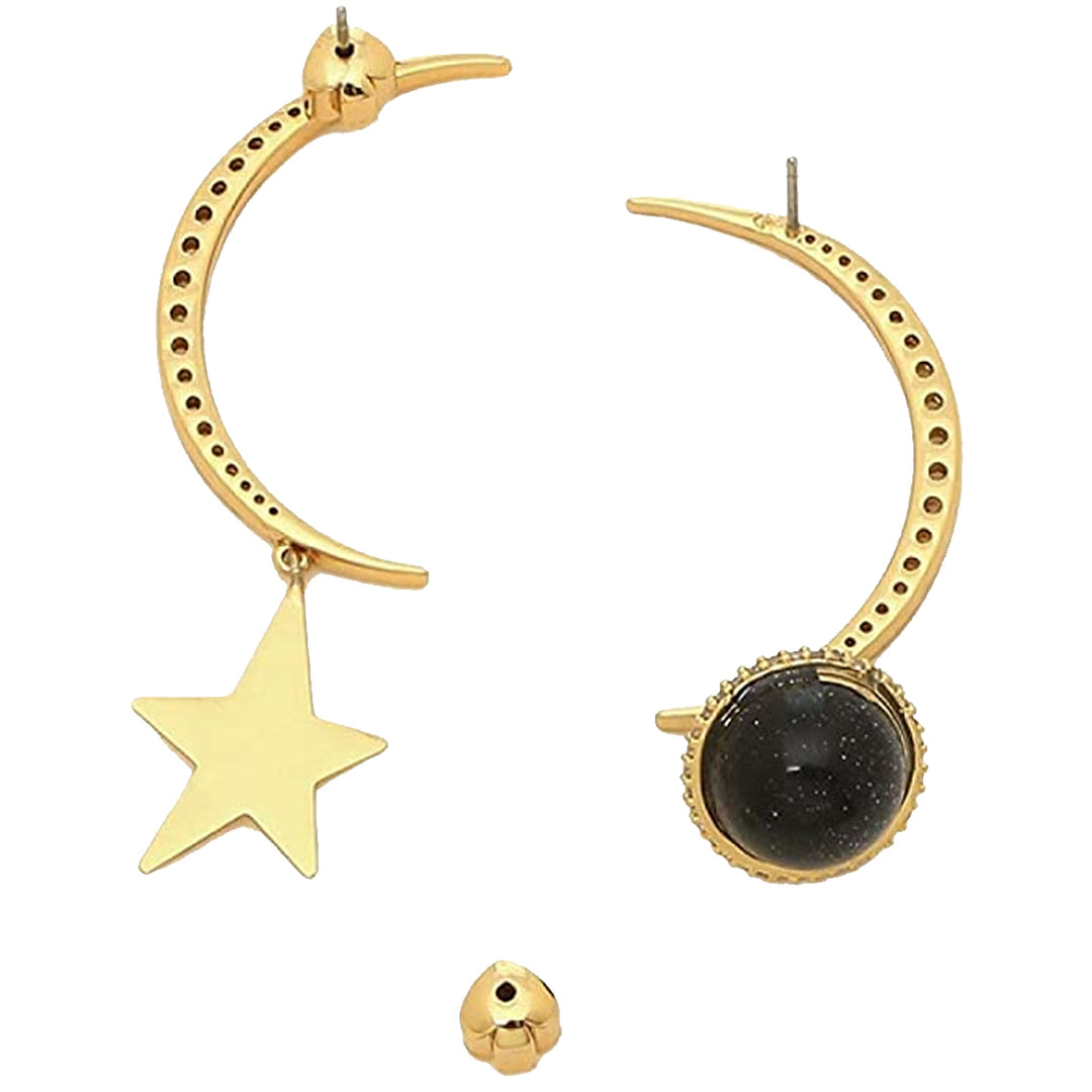 Kate Spade On The Rocks Asymmetrical Earrings in Multi