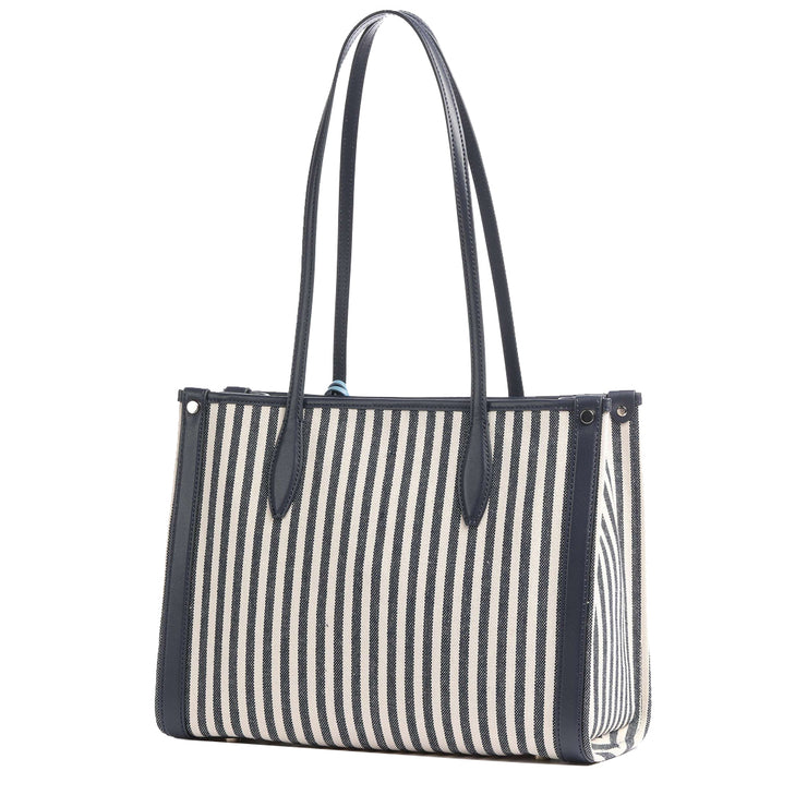 Kate spade market top woven stripe medium tote