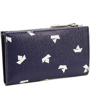 Kate Spade Spencer Paper Boats Small Slim Bifold Wallet