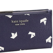 Kate Spade Spencer Paper Boats Small Slim Bifold Wallet pwr00367