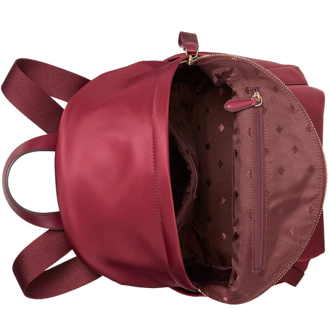 BRAND NEW Kate Spade Chelsea Nylon Maroon Backpack Kate Spade Chelsea Medium Backpack Burgundy Nylon Gold Tone  main image 2