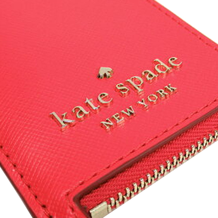  Kate Spade New York Leather Card Case Staci Lanyard Card Holder  Black : Clothing, Shoes & Jewelry