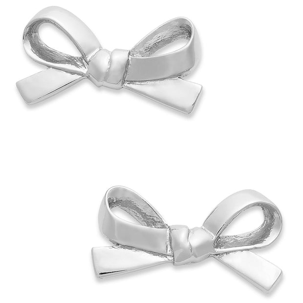 Buy Kate Spade Skinny Mini Bow Studs Earrings in Silver o0ru2907 Online in Singapore | PinkOrchard.com