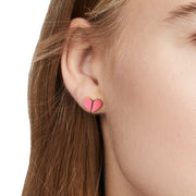 Kate Spade Heritage Spade Small Heart Studs Earrings wbruh264