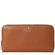 Buy Kate Spade Leila Large Continental Wallet in Warm Gingerbread wlr00392 Online in Singapore | PinkOrchard.com