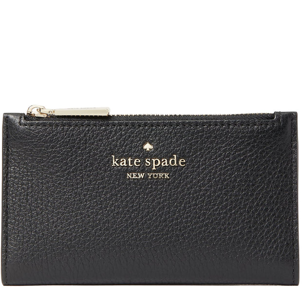 Buy Kate Spade Leila Small Slim Bifold Wallet in Black wlr00395 Online in Singapore | PinkOrchard.com