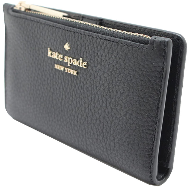 Buy Kate Spade Leila Small Slim Bifold Wallet in Black wlr00395 Online in Singapore | PinkOrchard.com
