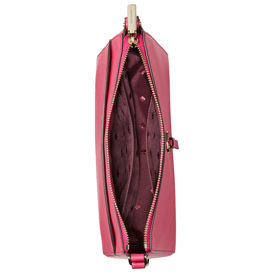 Kate Spade Adel Medium Top Zip Crossbody Bag in Bright Magenta