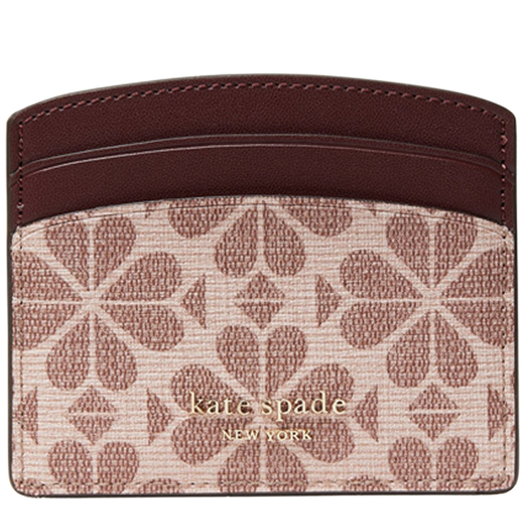 Kate Spade Spade Flower Coated Canvas Cardholder